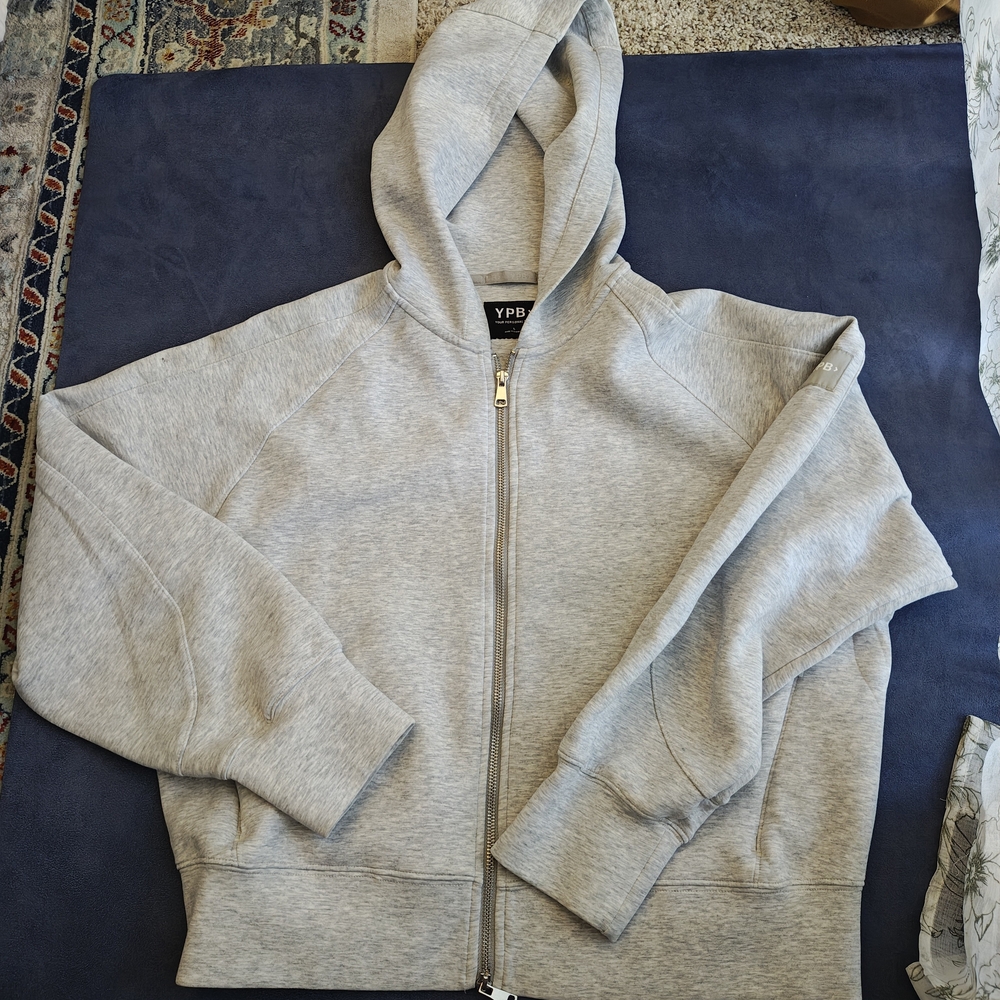 YPB Women's Gray Hoodie Jacket And Joggers